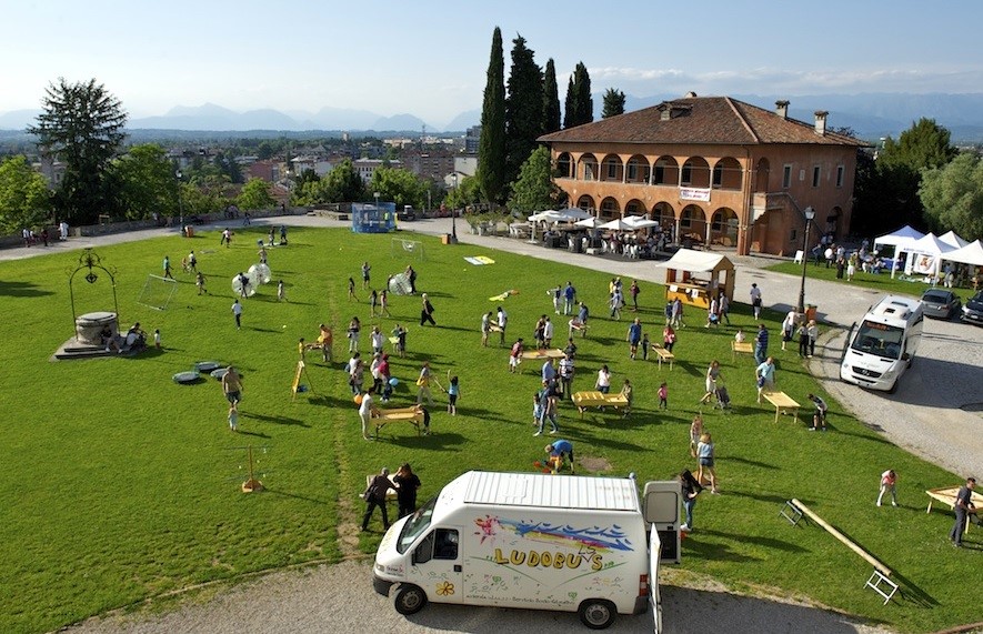 People playing in Udine