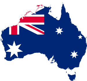 australia-flag-map