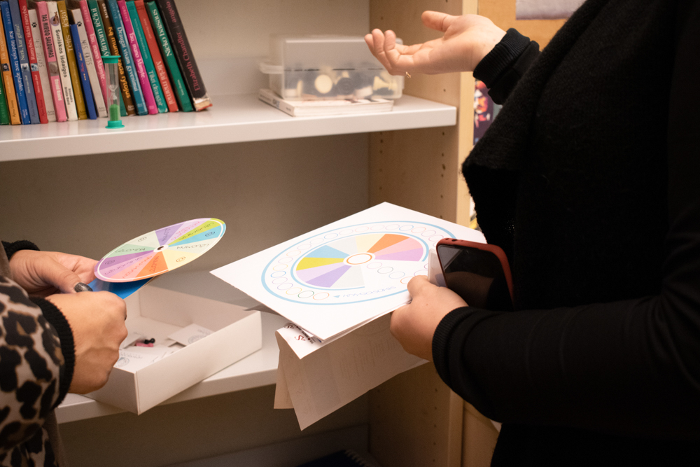 Board game invented by the librarians at Children Literature Department I. Simonaitytė Public Library Klaipeda