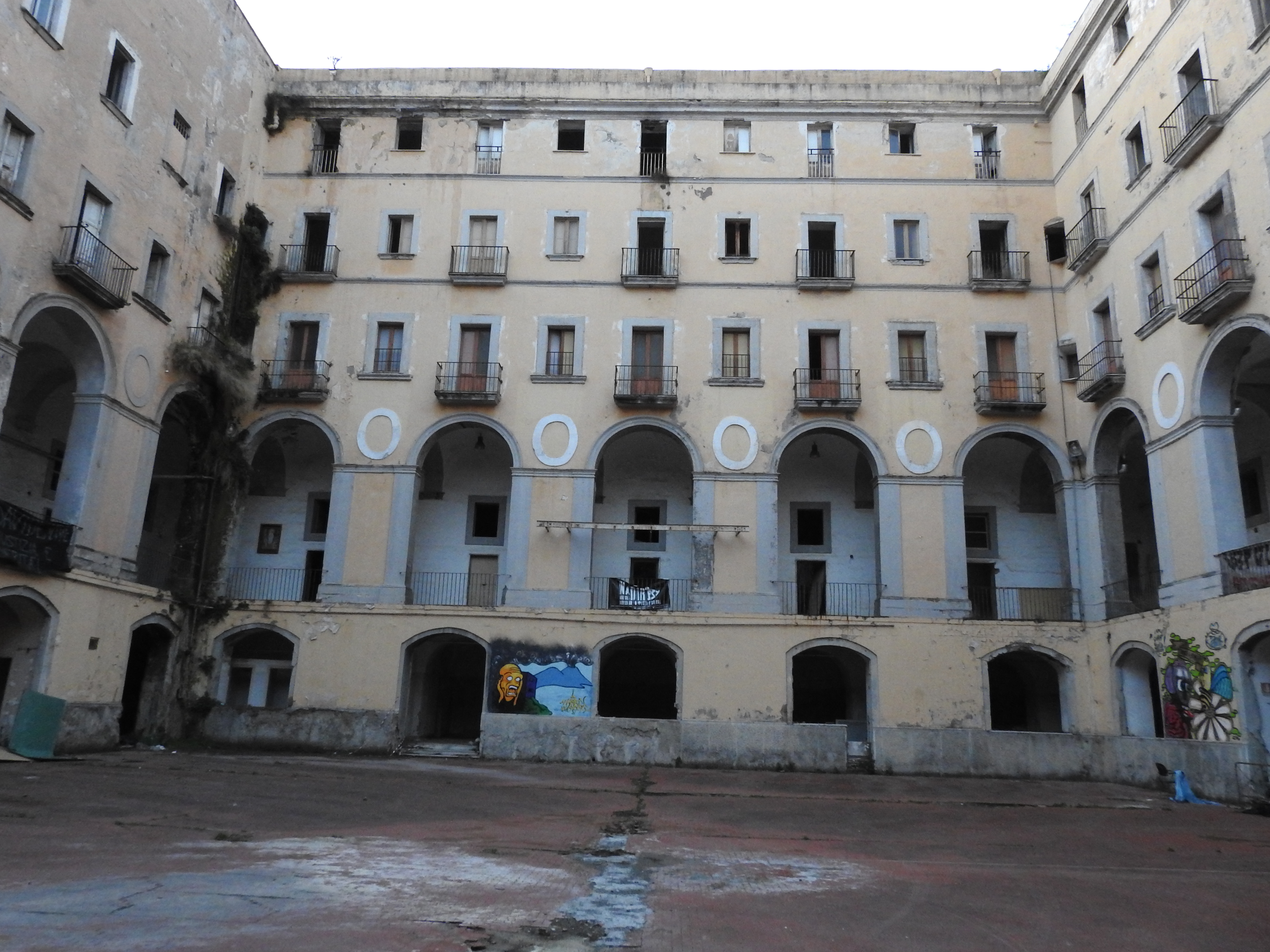 The ex Conveto delle Cappuccinelle, courtyard