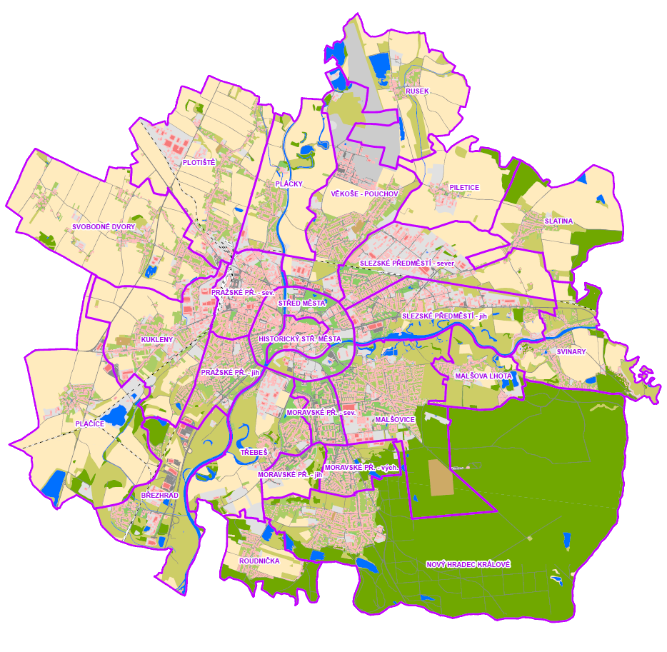 Map_LGC boundaries - Active Citizens - Urbact - Hradec Kralove