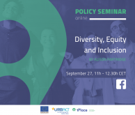 Policy Seminar on Diversity, equity and inclusion