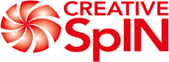 creative spin logo creative spin logo