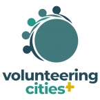 Volunteering Cities + Logo Volunteering Cities, volunteerism, good practice, logo
