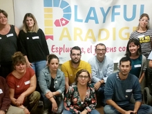 The URBACT Local Group members at their meeting in October 2019 in Esplugues de Llobregat