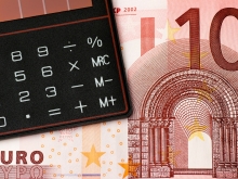 Euro's & calculator 