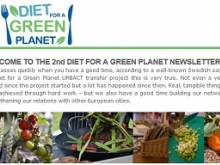 Welcome to the second Diet for a Green Planet Newsletter!