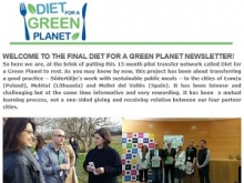 Welcome to the final Diet for a Green Planet Newsletter!