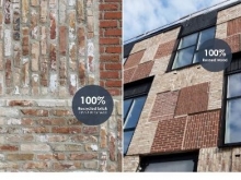 Figure 6: Building facade with secondary bricks in Denmark