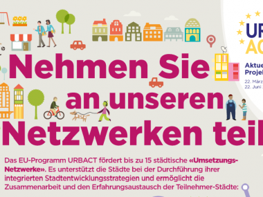 URBACT Projektaufruf Umsetzungsnetzwerke