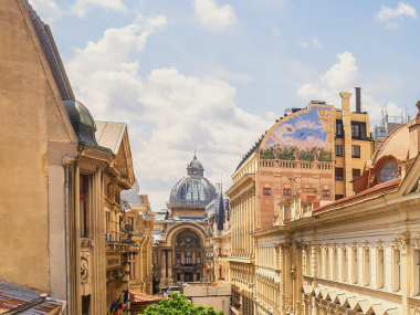 Several buildings in Bucharest