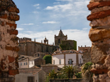 landscape view of the city of Cáceres