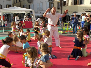 People playing in Udine